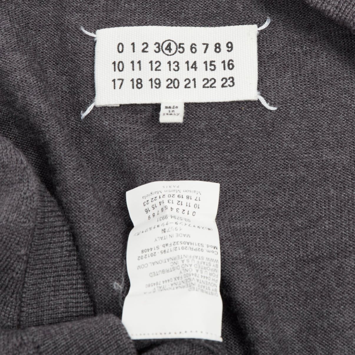 Maison Margiela MAISON MARGIELA 2012 grey 100% wool oversized long cardigan M Size M / US 6-8 / IT 42-44 - 8 Thumbnail