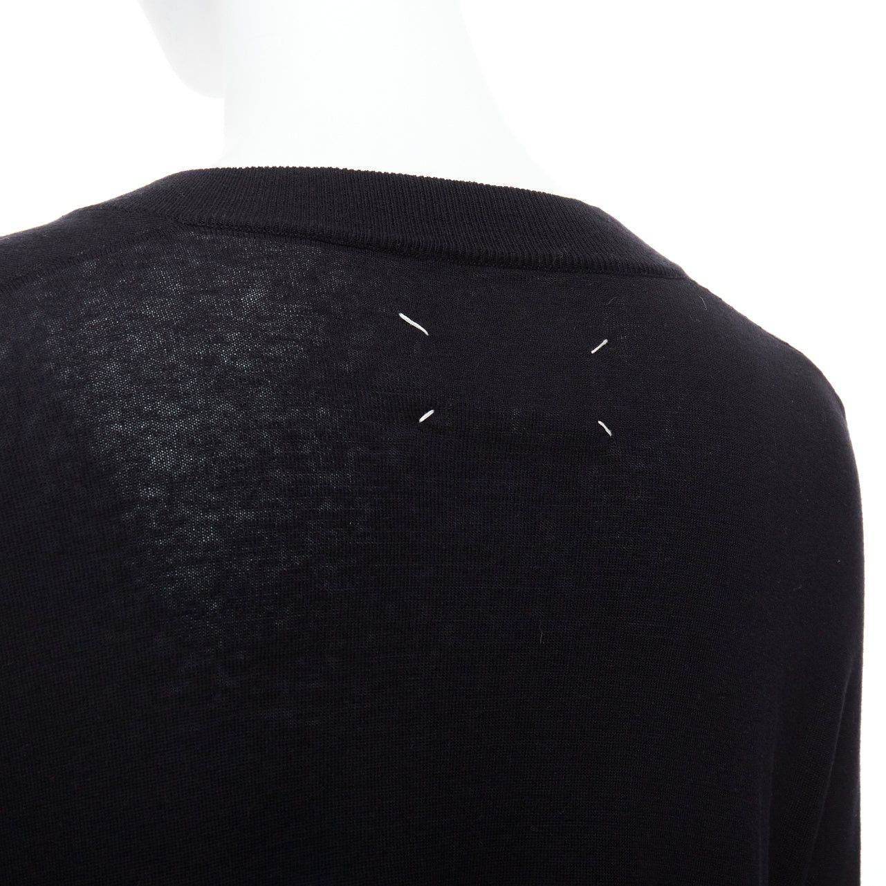 Maison Margiela MAISON MARGIELA 2012 charcoal grey silk linen batwing pullover sweater S Size S / US 4 / IT 40 - 7 Thumbnail