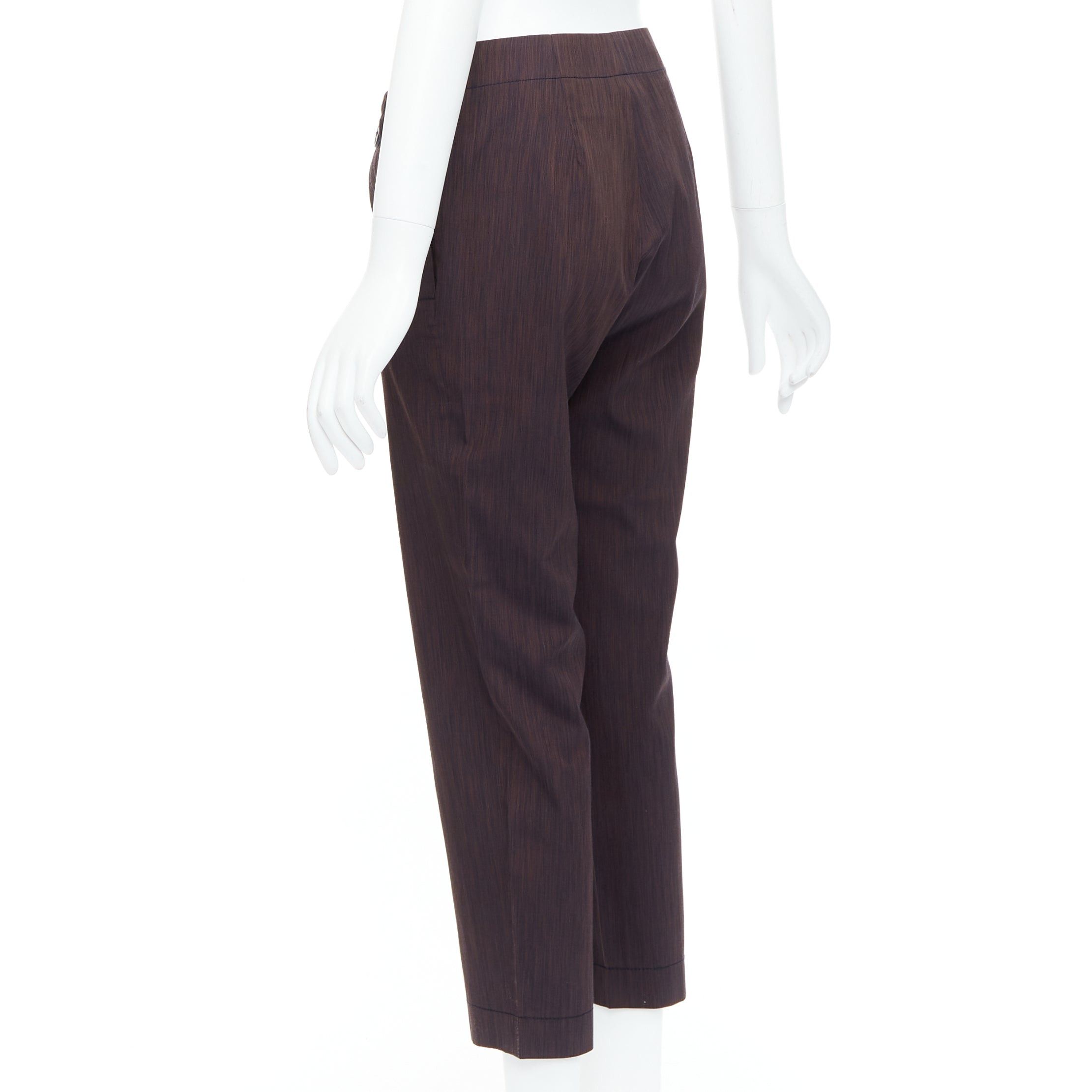 Vivienne Westwood VIVIENNE WESTWOOD Anglomania brown asymmetric foldover harem pants IT40 S Size 27" / US 4 / IT 40 - 6 Thumbnail