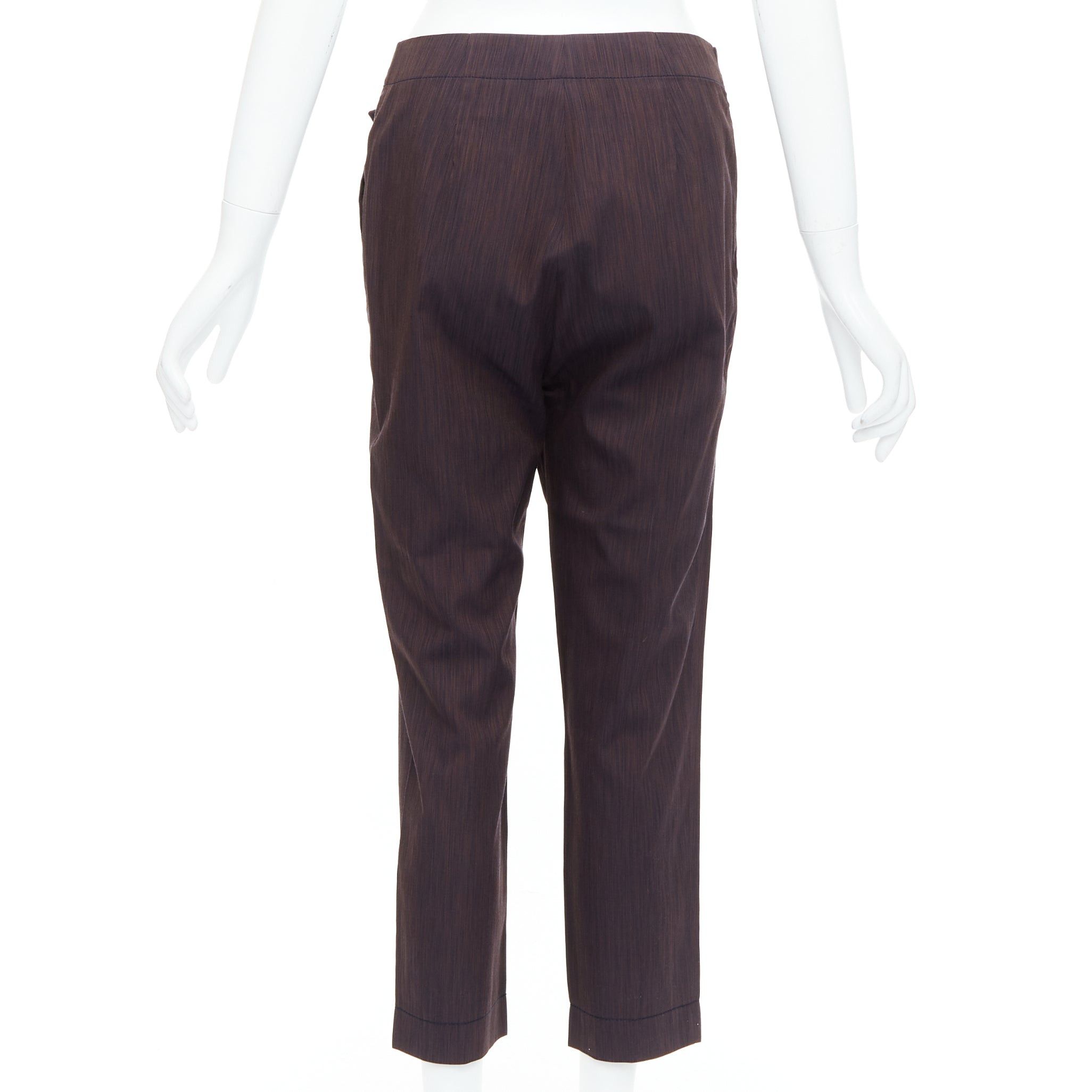 Vivienne Westwood VIVIENNE WESTWOOD Anglomania brown asymmetric foldover harem pants IT40 S Size 27" / US 4 / IT 40 - 5 Thumbnail