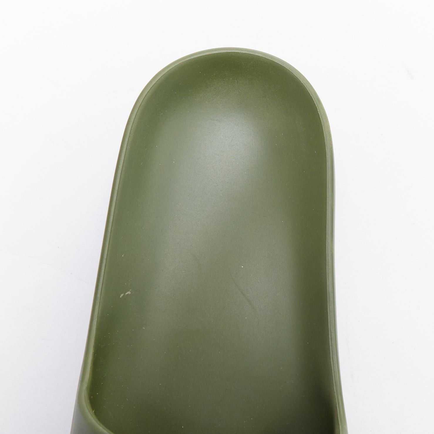 Balenciaga BALENCIAGA Chunky green debossed logo rubber platform pool slides EU36 Size US 6 / IT 36 - 9 Thumbnail