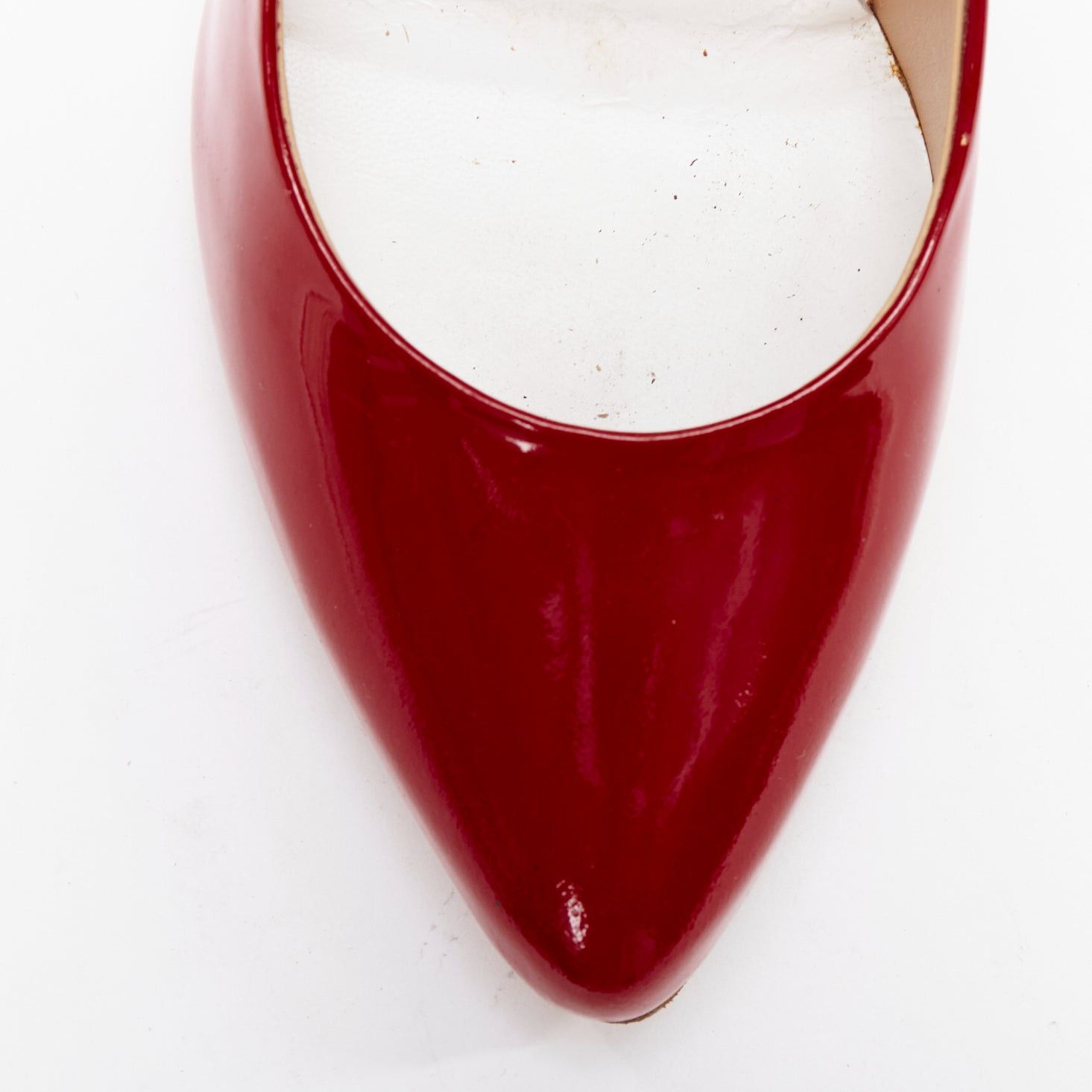 Maison Margiela MAISON MARGIELA H&M Invisible red patent leather perspex clear heel pumps EU37 Size US 7 / IT 37 - 10 Thumbnail