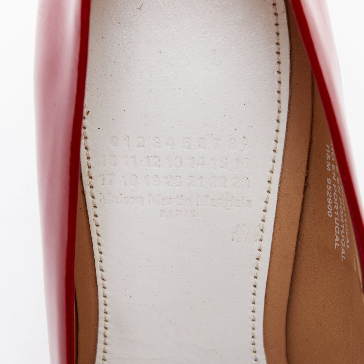 Maison Margiela MAISON MARGIELA H&M Invisible red patent leather perspex clear heel pumps EU37 Size US 7 / IT 37 - 9 Thumbnail