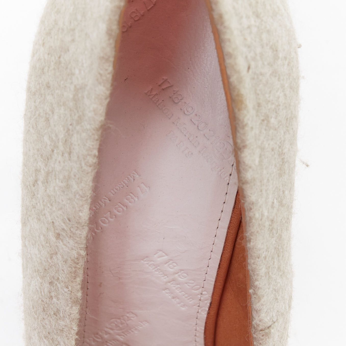 Maison Margiela rare MAISON MARGIELA 2010 grey wool felt convex sole high heel pumps EU36 Size US 6 / IT 36 - 11 Thumbnail