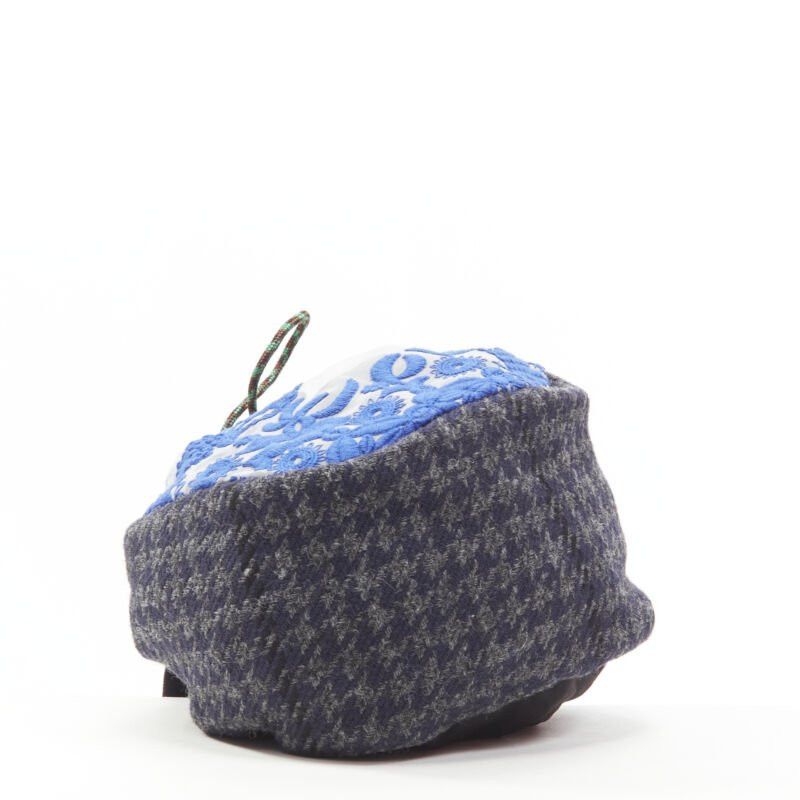 Sacai SACAI Transformable mixed fabric wool drawstring bucket crossbody tote bag Size ONE SIZE - 7 Thumbnail