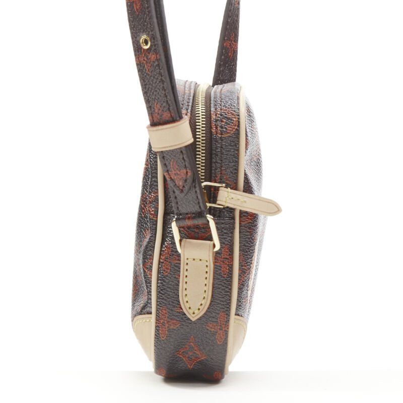 Louis Vuitton rare LOUIS VUITTON 2018 Runway Catogram Paname PM monogram crossbody camera bag Size ONE SIZE - 4 Thumbnail