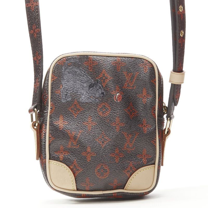 Louis Vuitton rare LOUIS VUITTON 2018 Runway Catogram Paname PM monogram crossbody camera bag Size ONE SIZE - 5 Thumbnail