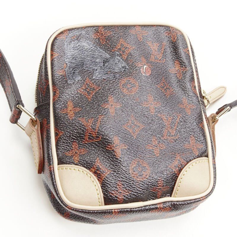 Louis Vuitton rare LOUIS VUITTON 2018 Runway Catogram Paname PM monogram crossbody camera bag Size ONE SIZE - 8 Thumbnail