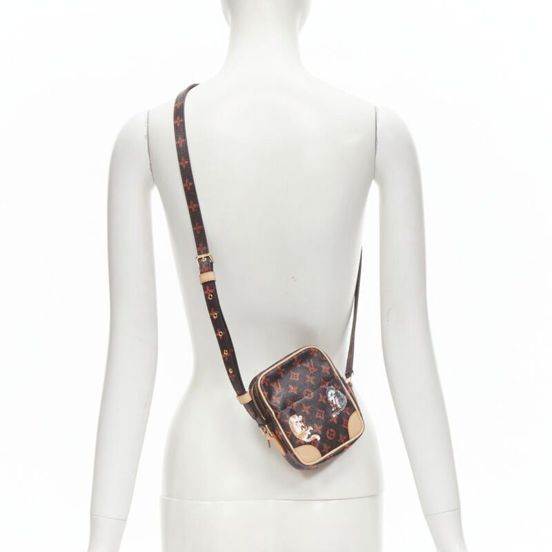 Louis Vuitton rare LOUIS VUITTON 2018 Runway Catogram Paname PM monogram crossbody camera bag Size ONE SIZE - 2 Thumbnail