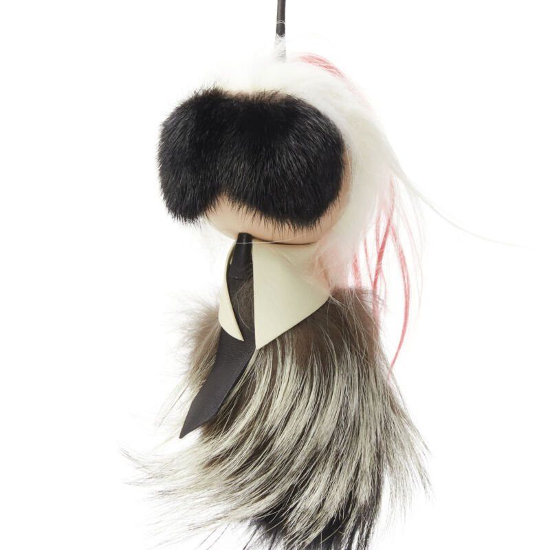 Fendi rare FENDI Karlito 2014 Large limited pink mink fox fur bag charm keyring Size ONE SIZE - 6 Thumbnail