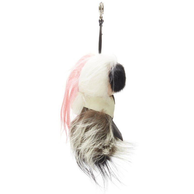 Fendi rare FENDI Karlito 2014 Large limited pink mink fox fur bag charm keyring Size ONE SIZE - 4 Thumbnail