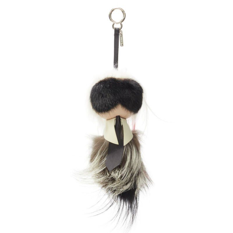 Fendi rare FENDI Karlito 2014 Large limited pink mink fox fur bag charm keyring Size ONE SIZE - 3 Thumbnail