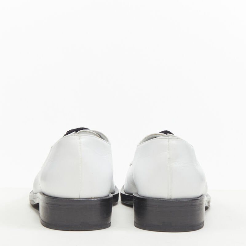 Markus Lupfer MARKUS LUPFER Signature studded embroidered lips white leather brogue EU36 Size US 6 / IT 36 - 7 Thumbnail