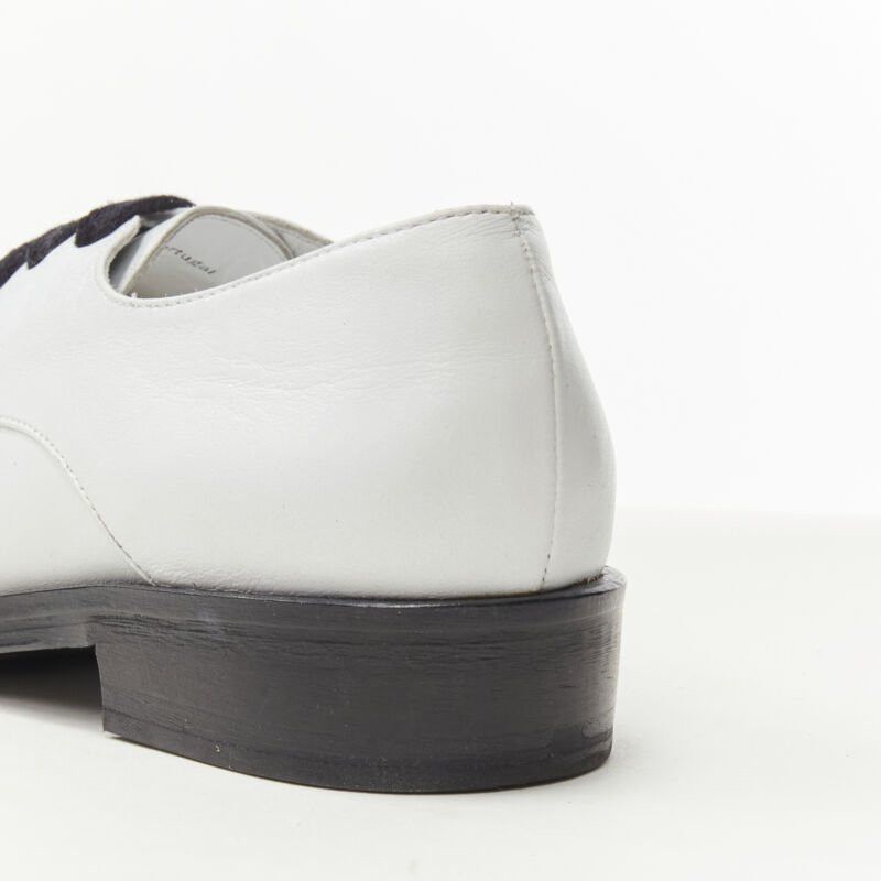 Markus Lupfer MARKUS LUPFER Signature studded embroidered lips white leather brogue EU36 Size US 6 / IT 36 - 9 Thumbnail