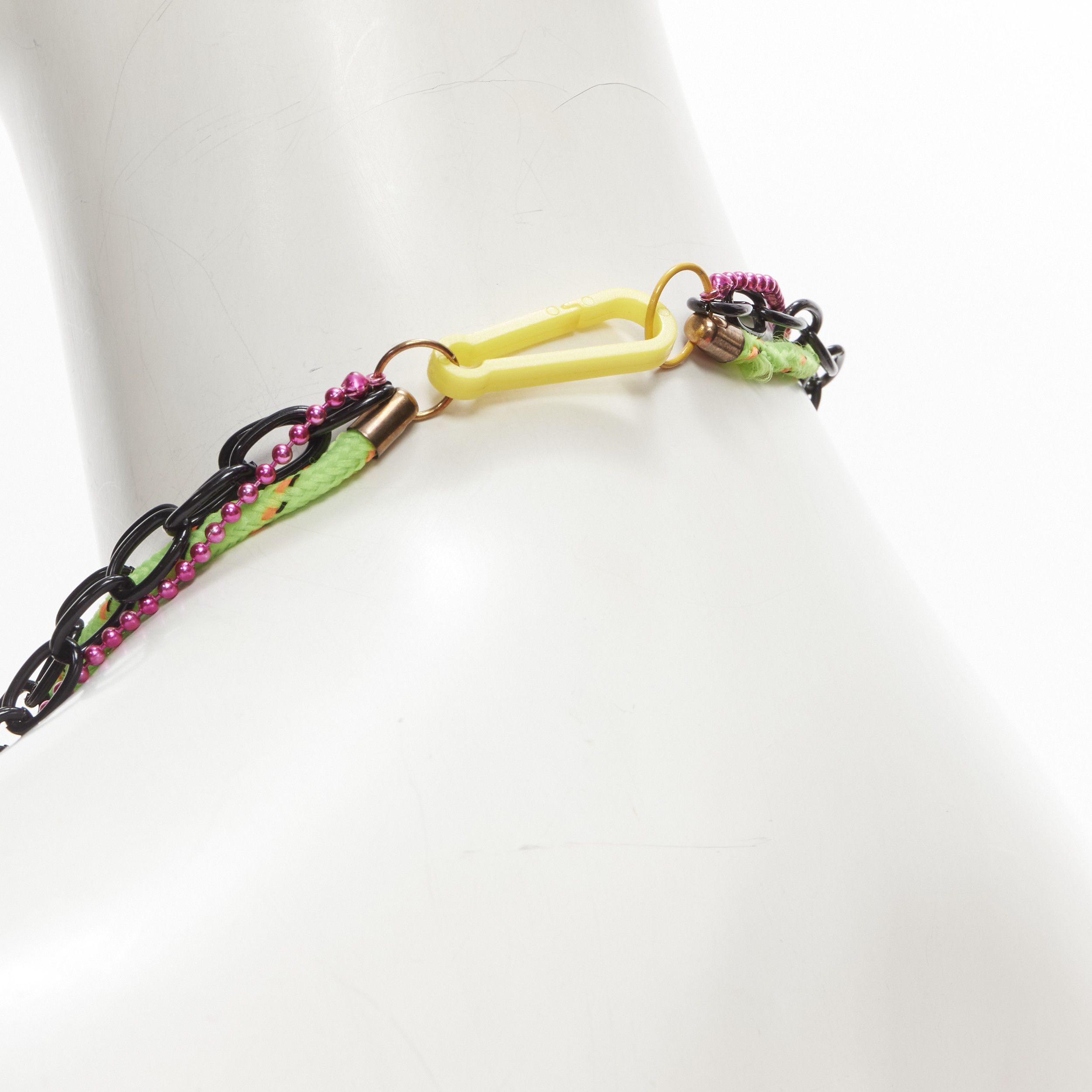 Other N2 LES NEREIDES colorful gnomes plaid ribbons Harajuku necklace bracelet Size ONE SIZE - 8 Thumbnail