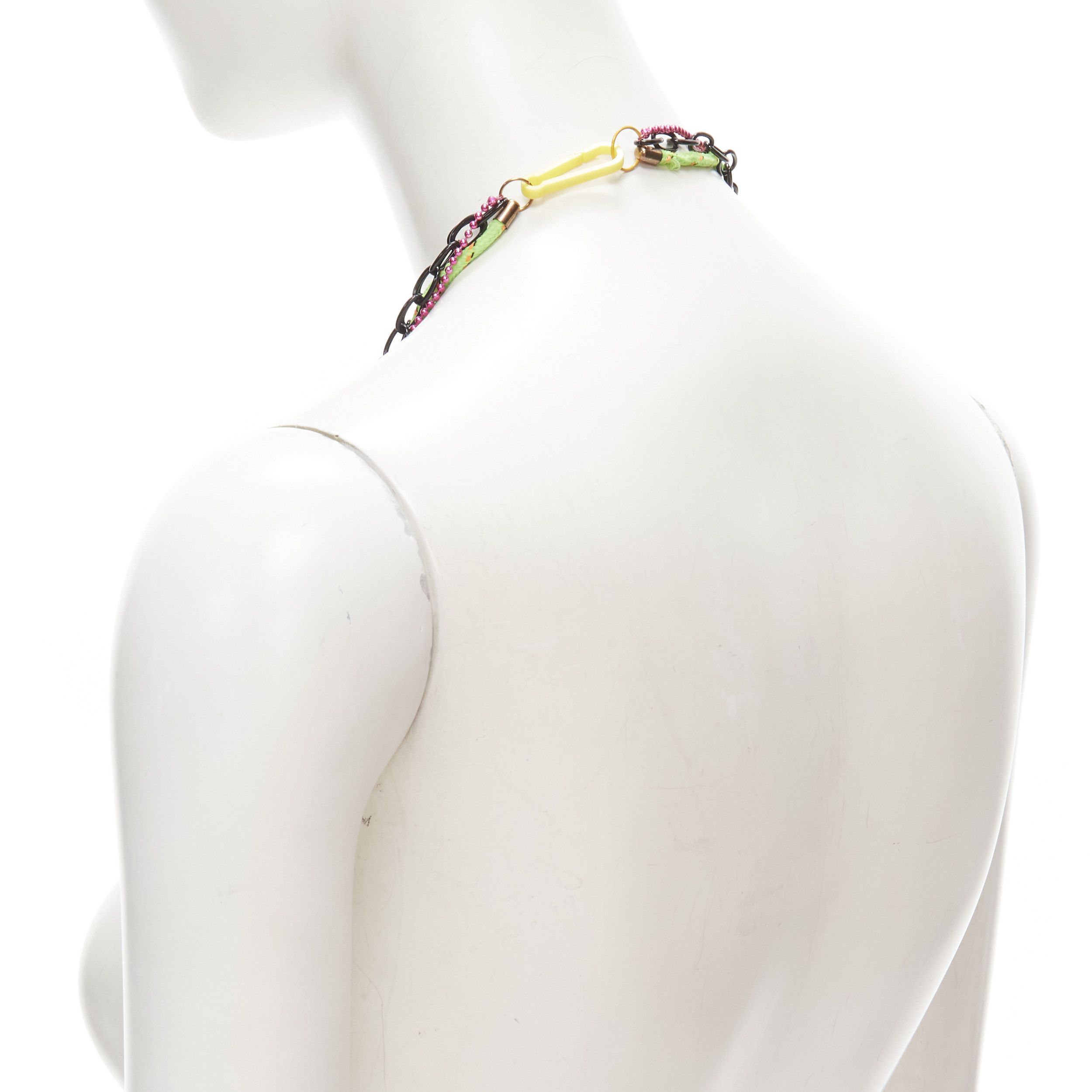 Other N2 LES NEREIDES colorful gnomes plaid ribbons Harajuku necklace bracelet Size ONE SIZE - 7 Thumbnail