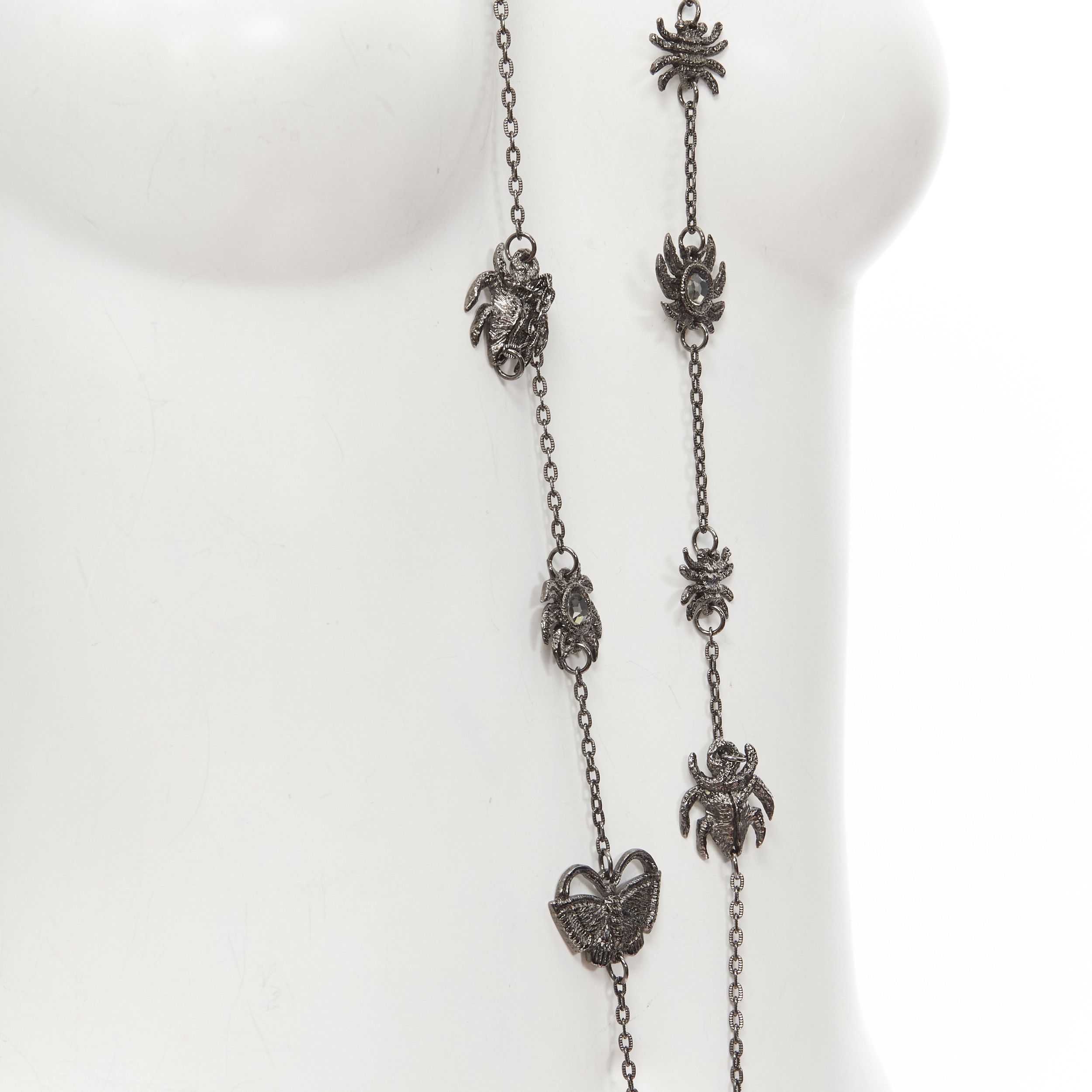 Other PATCH NYC gunmetal spider bell anchor coin chain charm necklace bracelet Size ONE SIZE - 8 Thumbnail