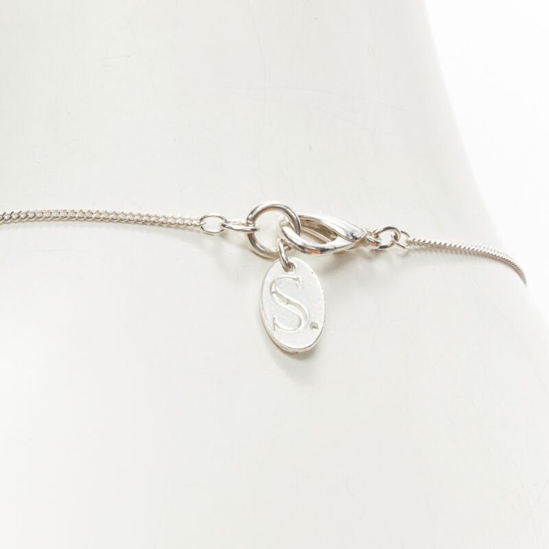 Other LE BIJOUX DE SOPHIE pink Barocco skull crystal bow pendant silver necklace Size ONE SIZE - 4 Thumbnail