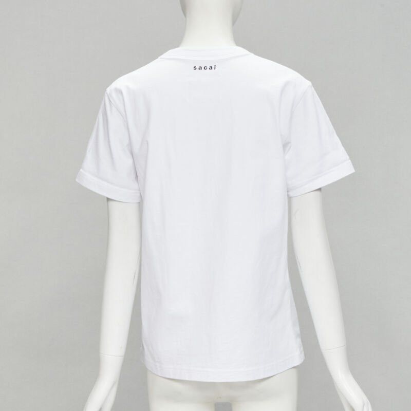 Sacai SACAI CC logo embroeiry pocket boxy tshirt JP0 XS Size XS / US 0-2 / IT 36-38 - 5 Thumbnail