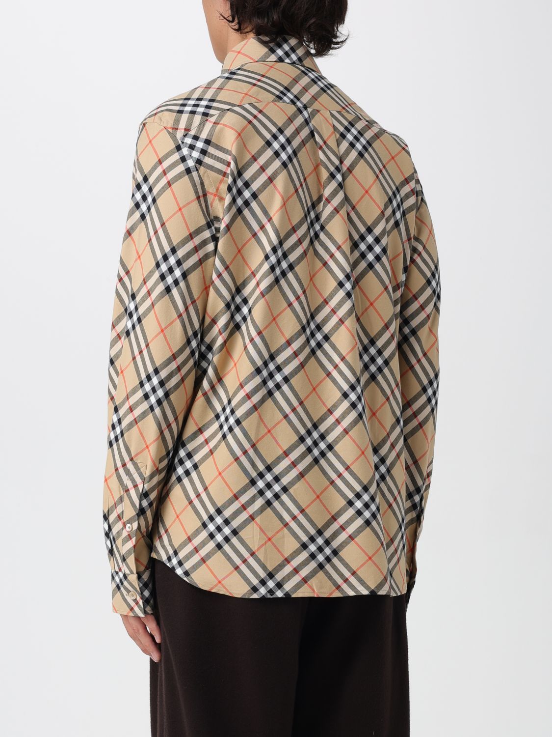 Burberry Burberry Shirt Men Beige Size US M / EU 48-50 / 2 - 3 Thumbnail