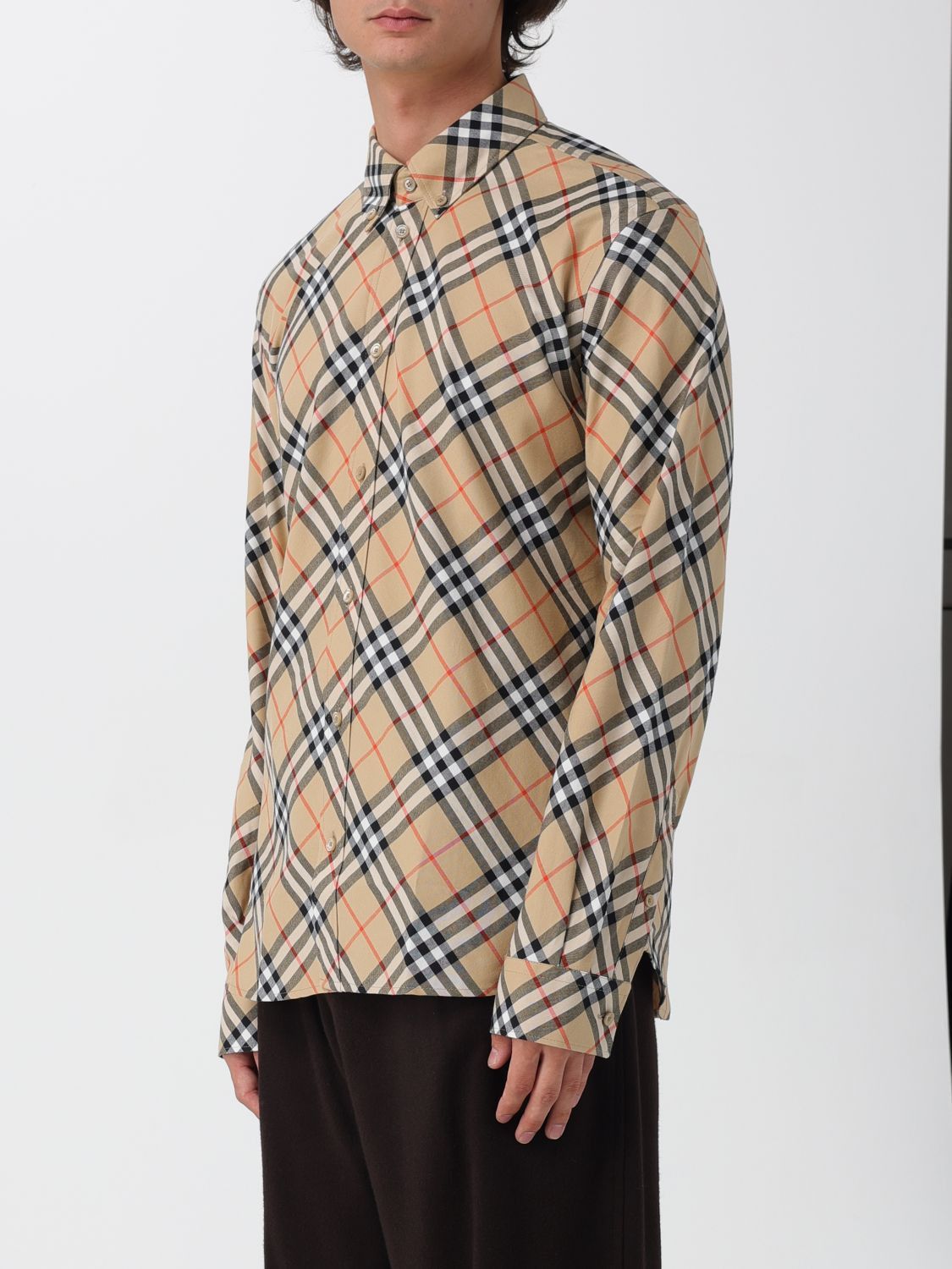 Burberry Burberry Shirt Men Beige Size US XL / EU 56 / 4 - 4 Thumbnail