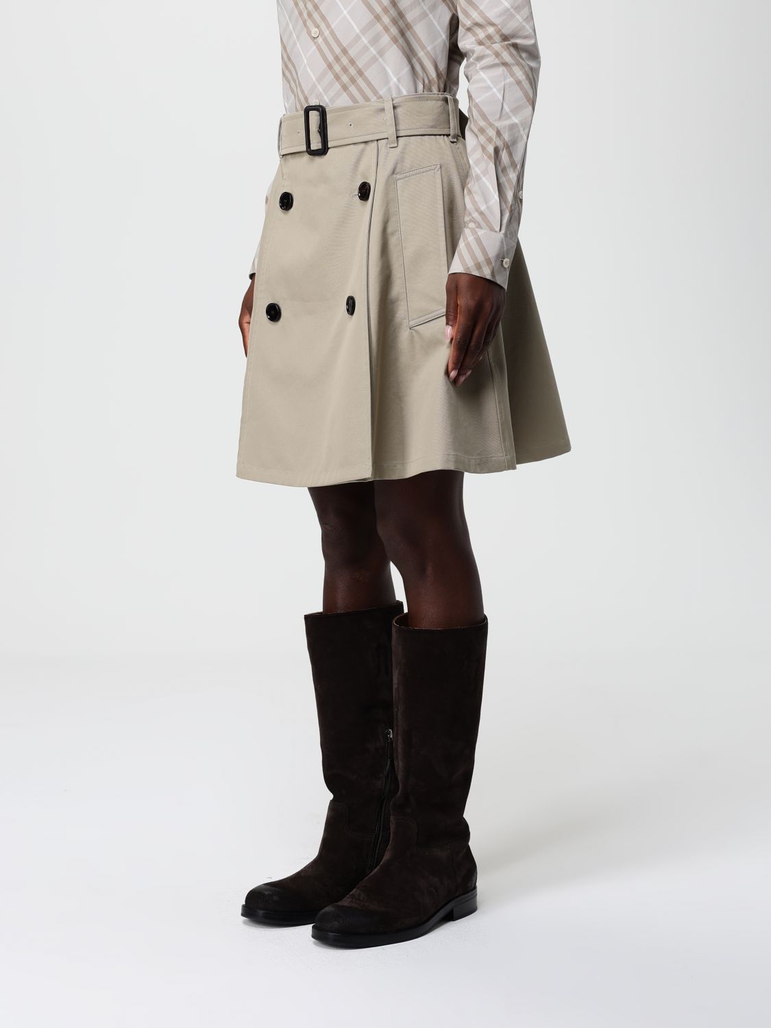 Burberry Burberry Skirt Woman Beige Size 28" / US 6 / IT 42 - 4 Thumbnail
