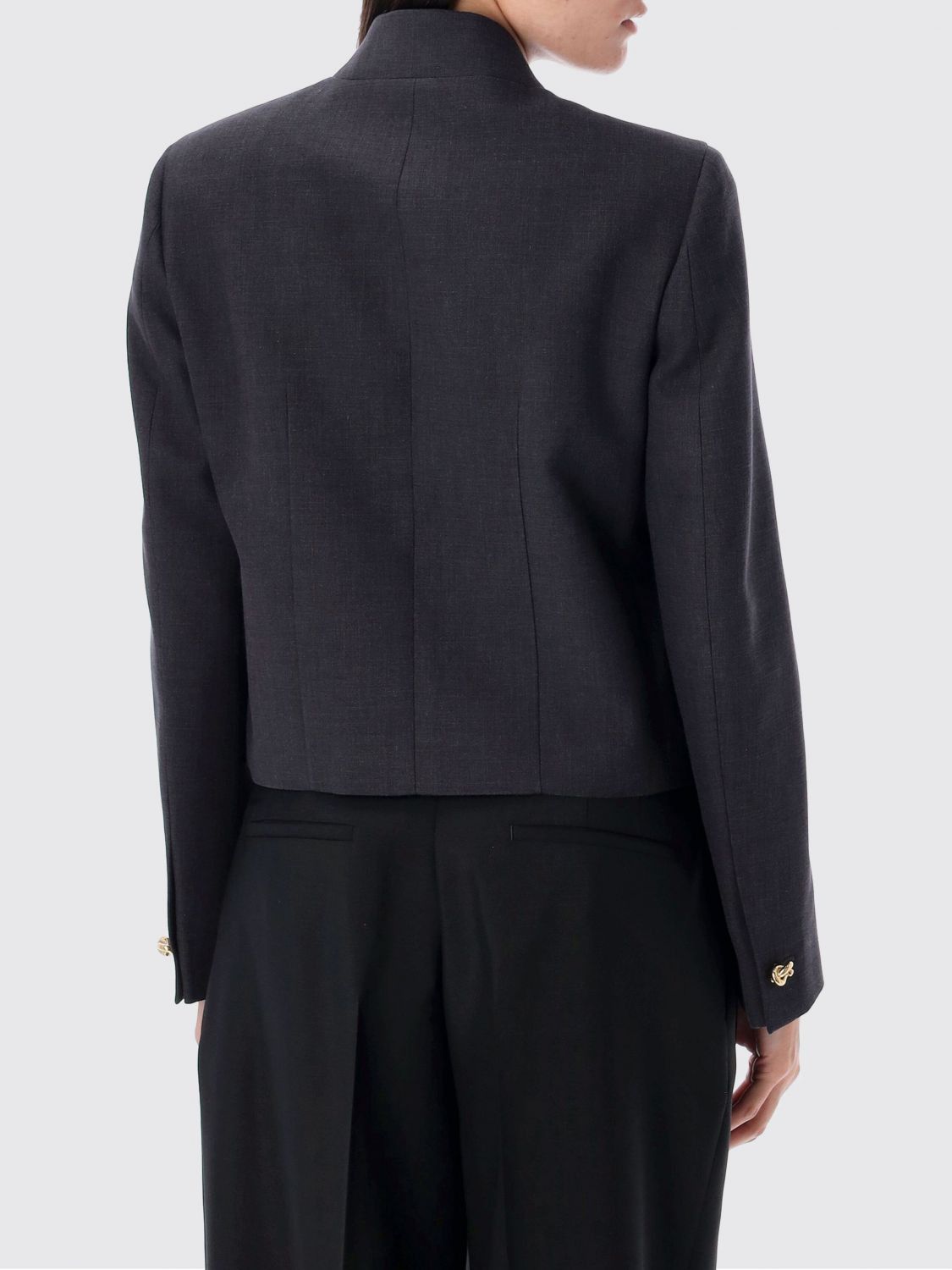 Bottega Veneta Bottega Veneta Jacket Woman Grey Size M / US 6-8 / IT 42-44 - 2 Thumbnail