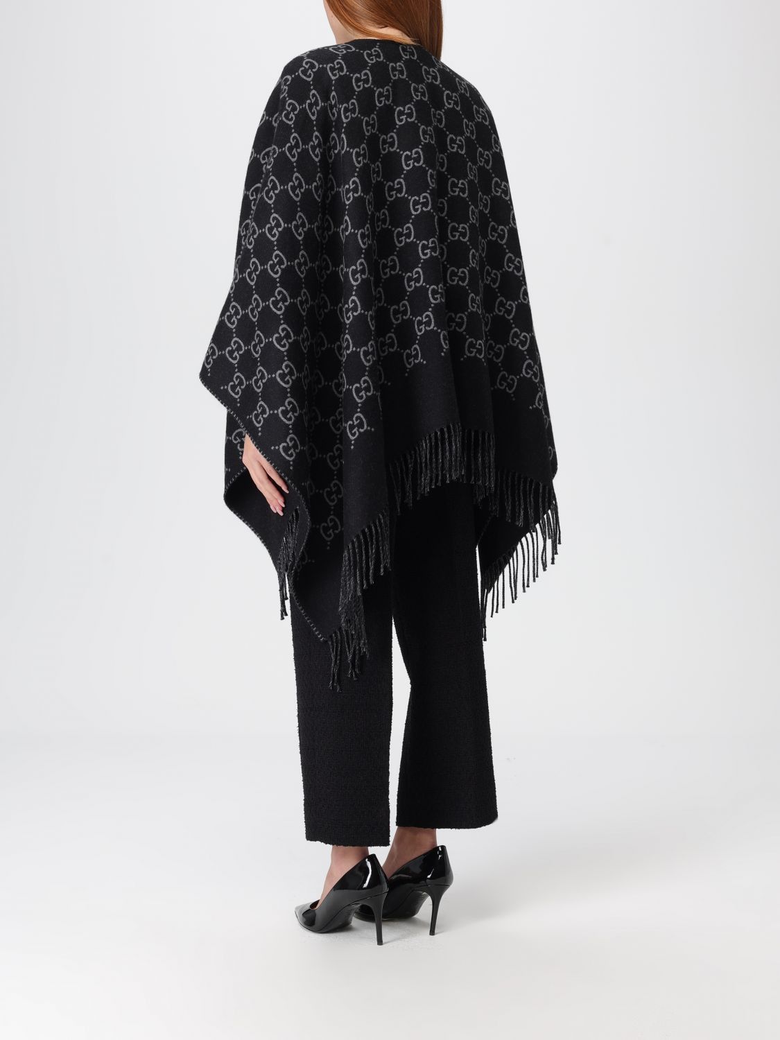 Gucci Gucci Cape Woman Black Size ONE SIZE - 3 Thumbnail