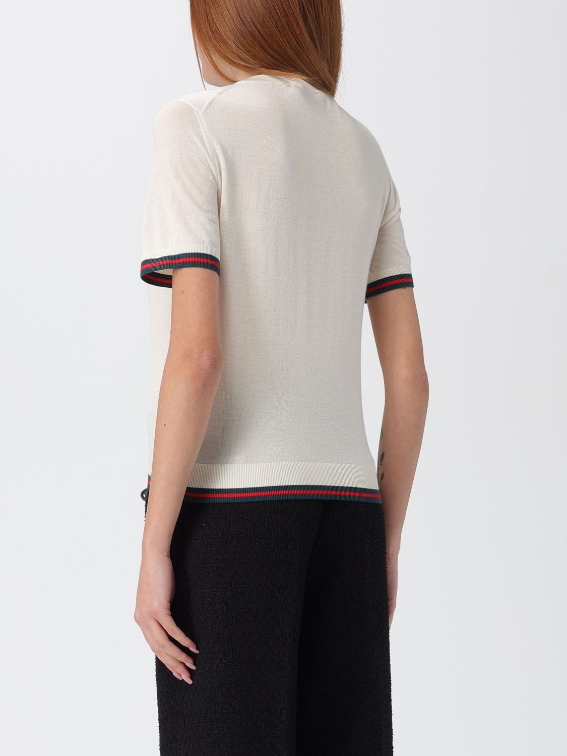 Gucci Gucci Sweater Woman White Size S / US 4 / IT 40 - 3 Thumbnail