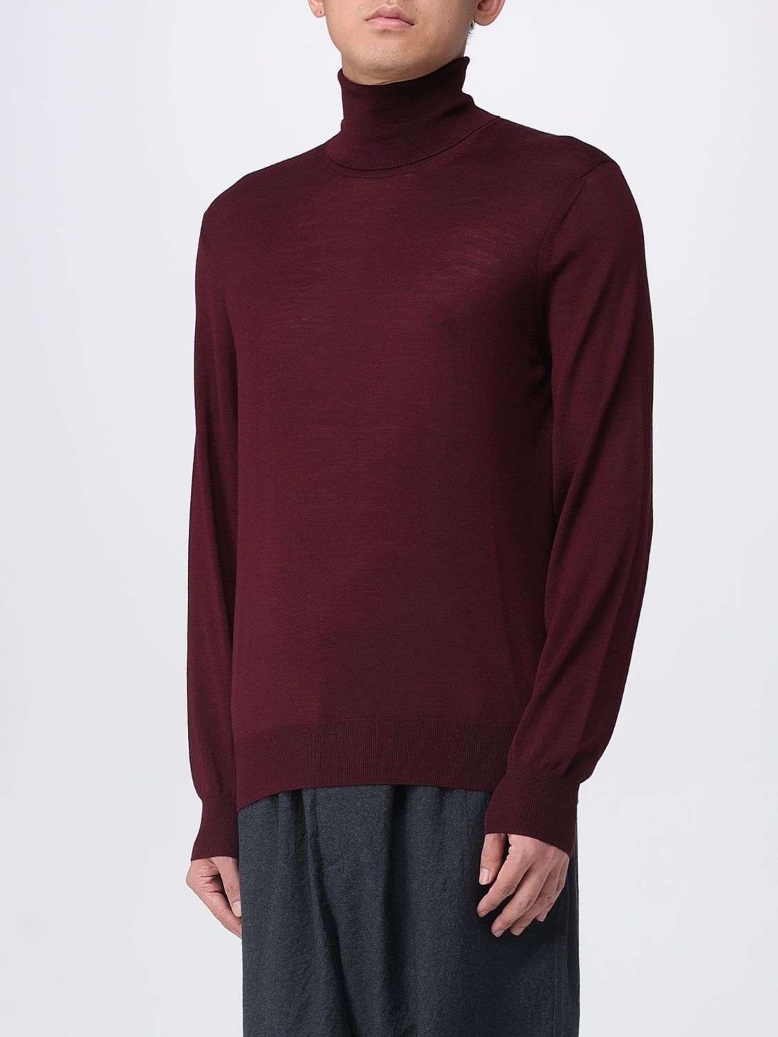 Saint Laurent Paris Saint Laurent Sweater Men Burgundy Size US L / EU 52-54 / 3 - 4 Thumbnail