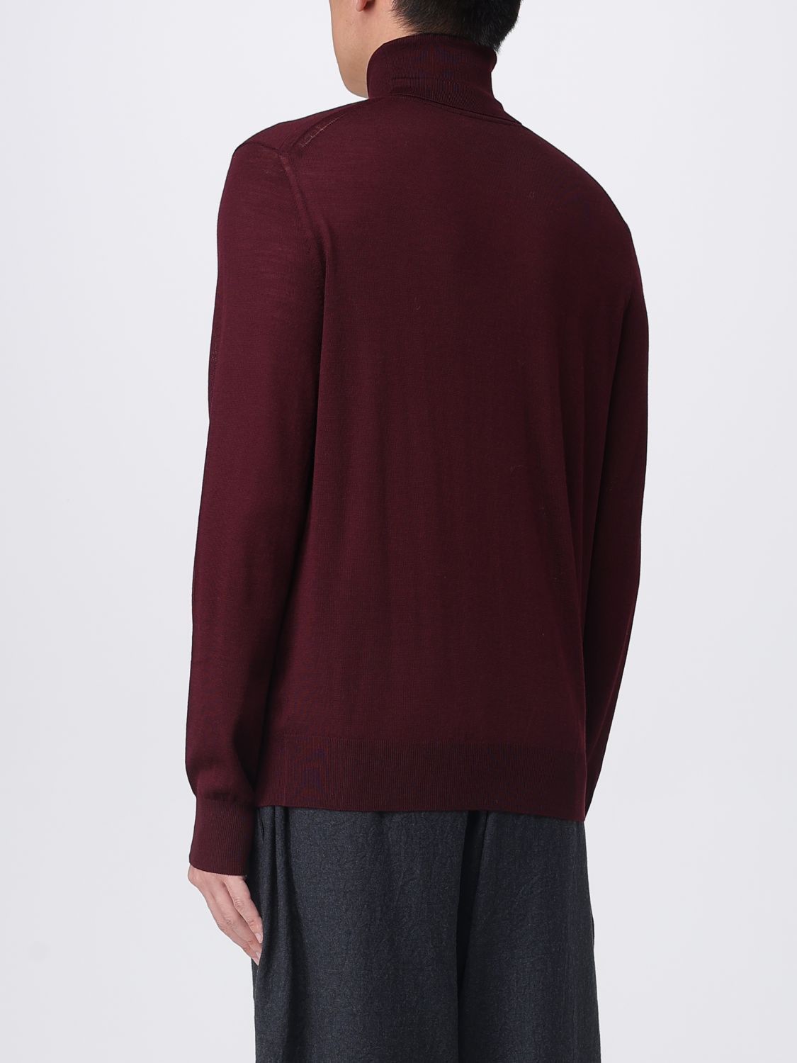 Saint Laurent Paris Saint Laurent Sweater Men Burgundy Size US M / EU 48-50 / 2 - 3 Thumbnail