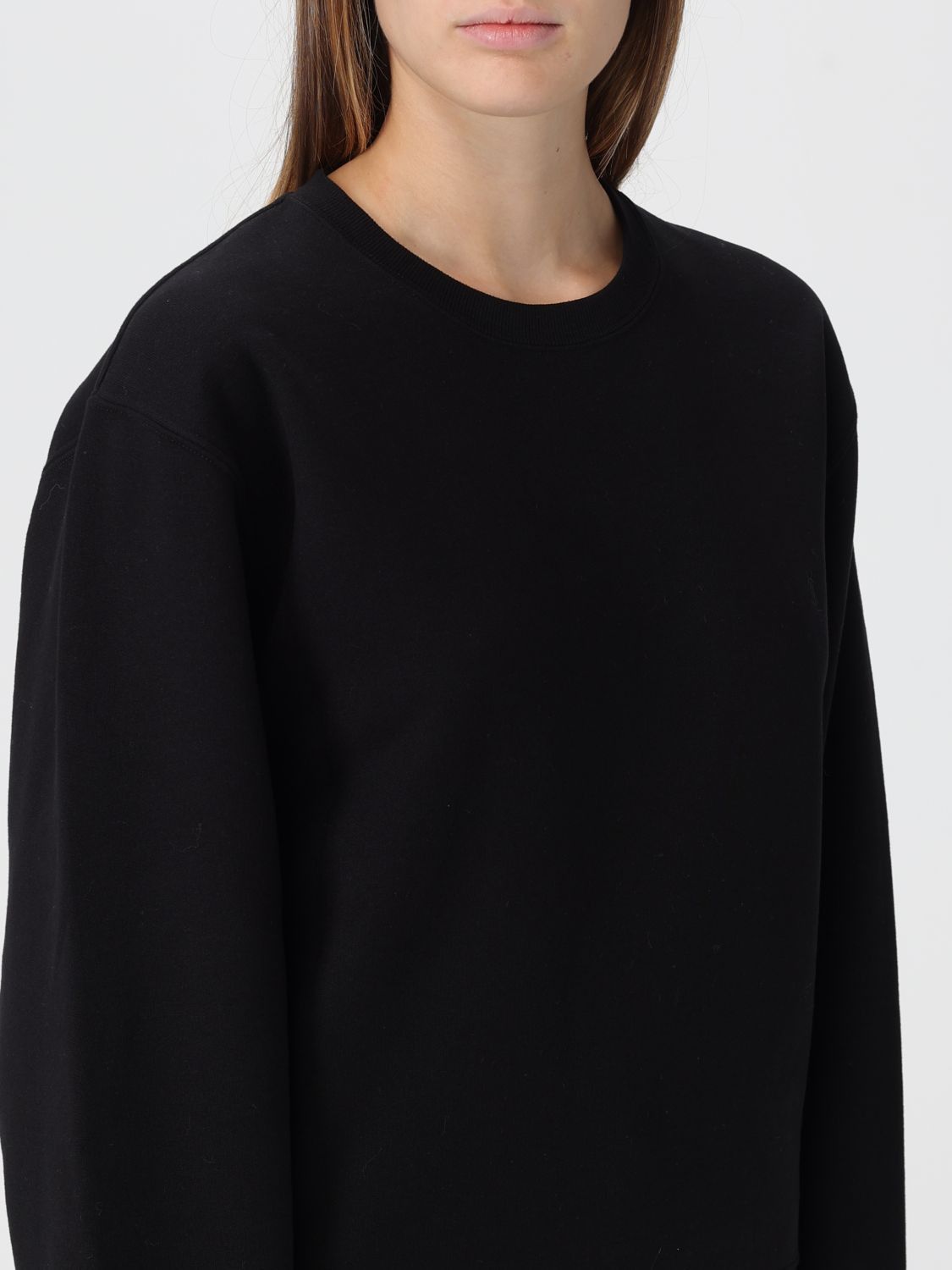 Saint Laurent Paris Saint Laurent Sweatshirt Woman Black Size L / US 10 / IT 46 - 4 Thumbnail