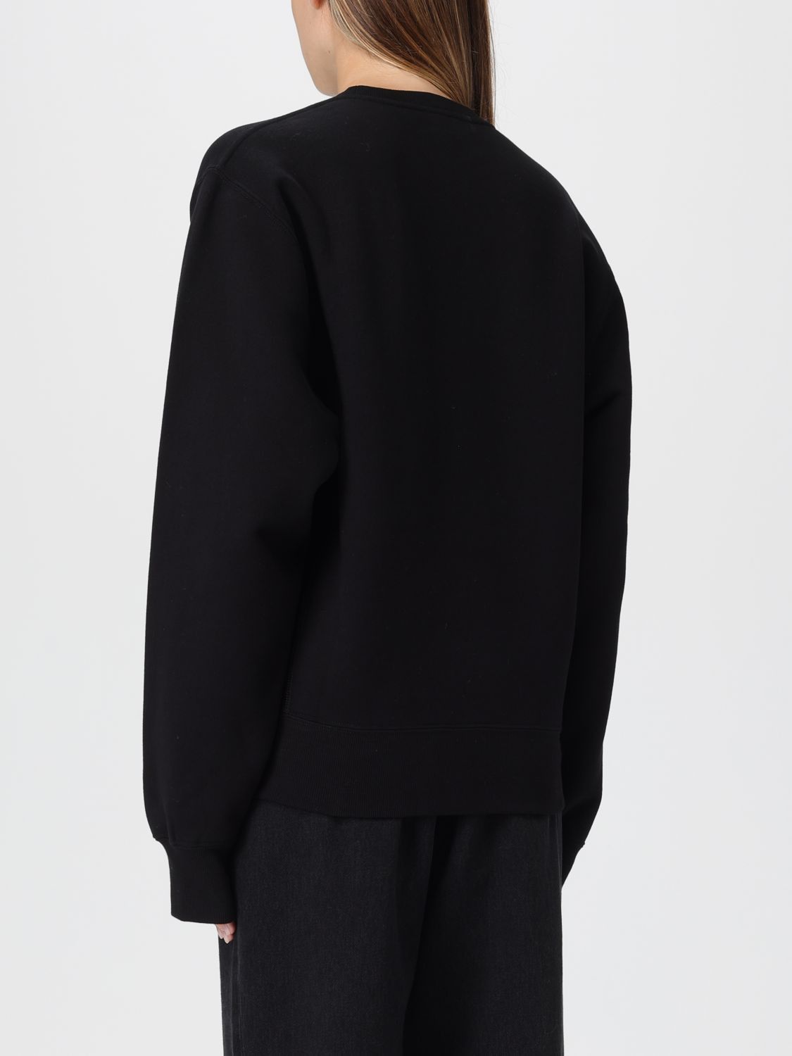 Saint Laurent Paris Saint Laurent Sweatshirt Woman Black Size M / US 6-8 / IT 42-44 - 2 Thumbnail