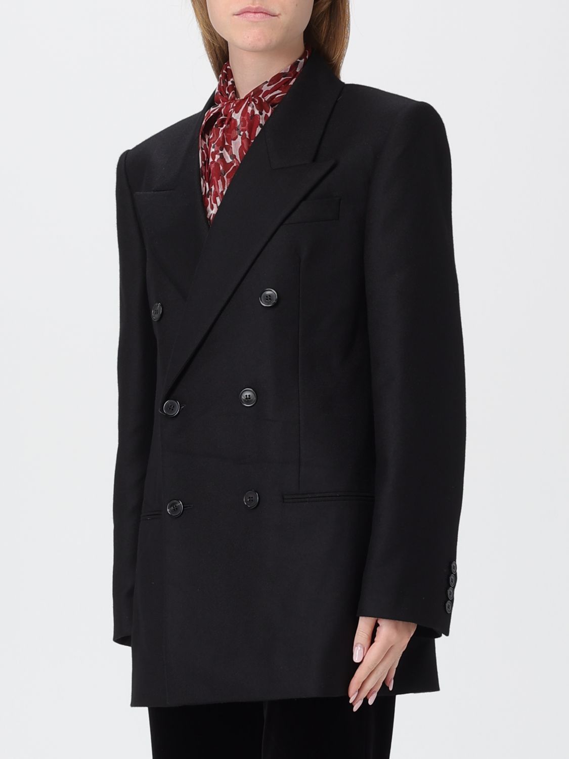 Saint Laurent Paris Saint Laurent Jacket Woman Black Size S / US 4 / IT 40 - 4 Thumbnail