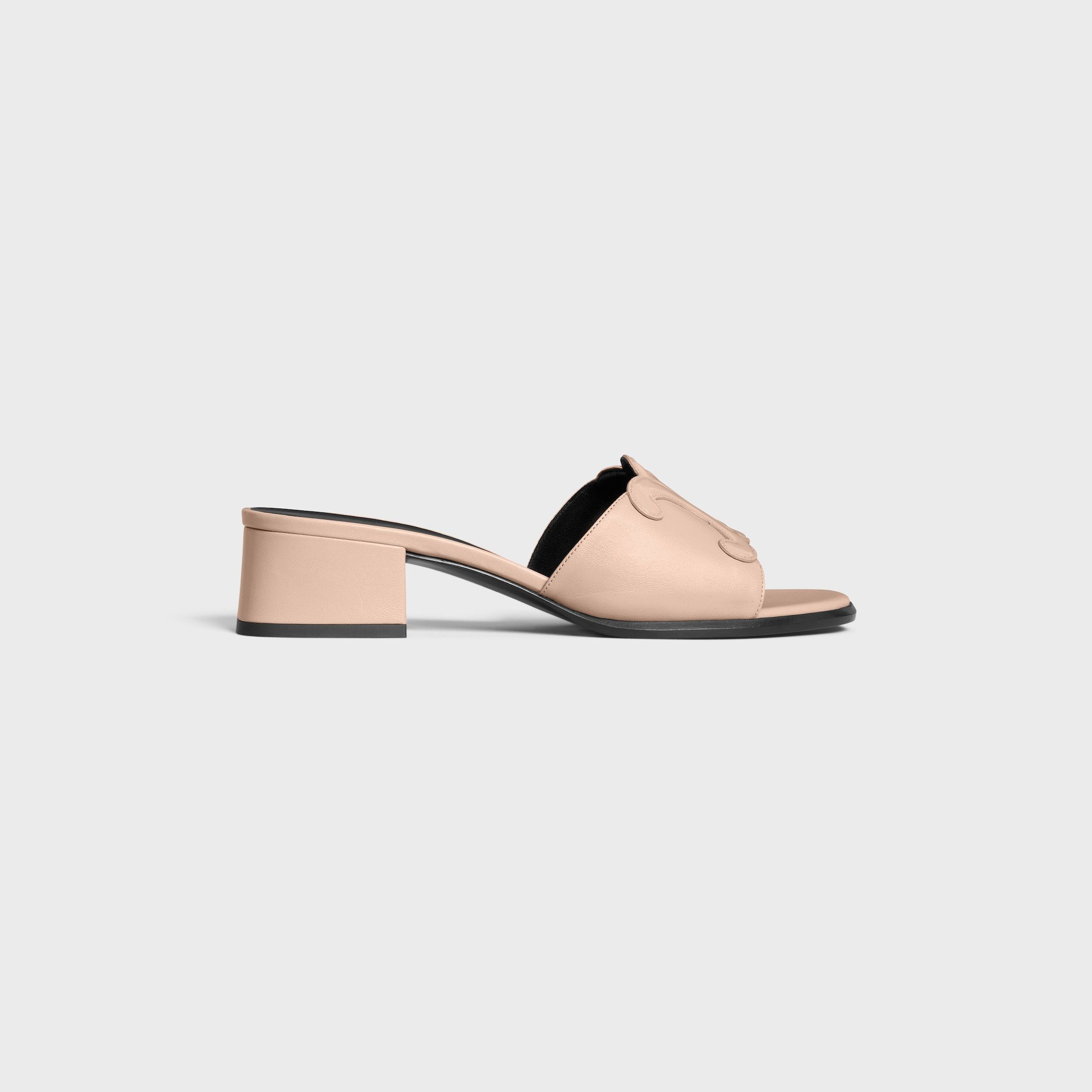 Celine CELINE CLEMENCE MULE IN LAMBSKIN AND PATENT CALFSKIN BLUSH Size US 9 / IT 39 - 2 Thumbnail
