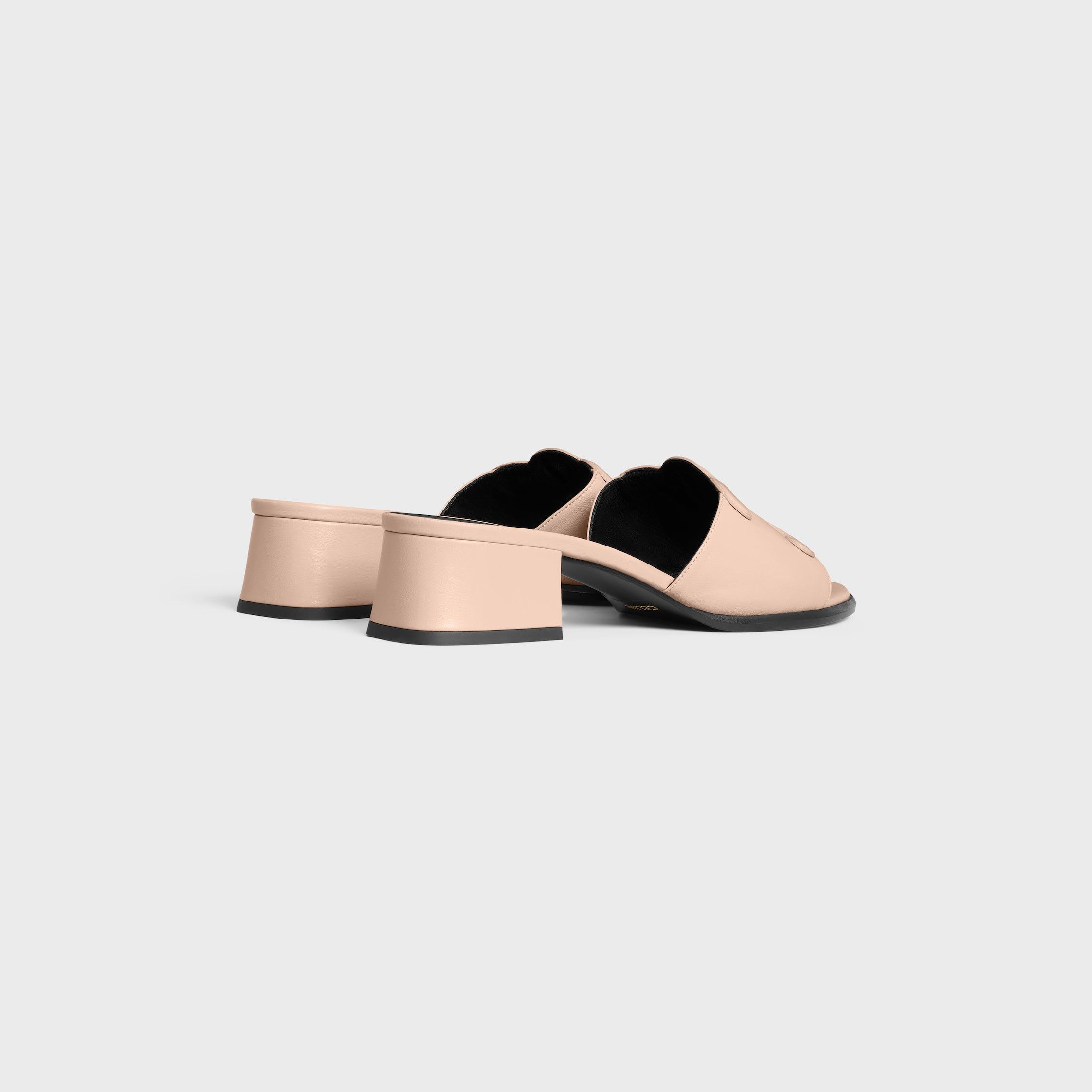 Celine CELINE CLEMENCE MULE IN LAMBSKIN AND PATENT CALFSKIN BLUSH Size US 10 / IT 40 - 3 Thumbnail