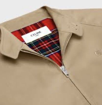 Celine triomphe blouson jacket in technical cotton Size US XS / EU 42 / 0 - 3 Thumbnail
