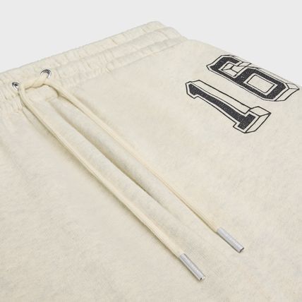 Celine celine 16 track pants in cotton fleece cream/black Size US 31 - 3 Thumbnail