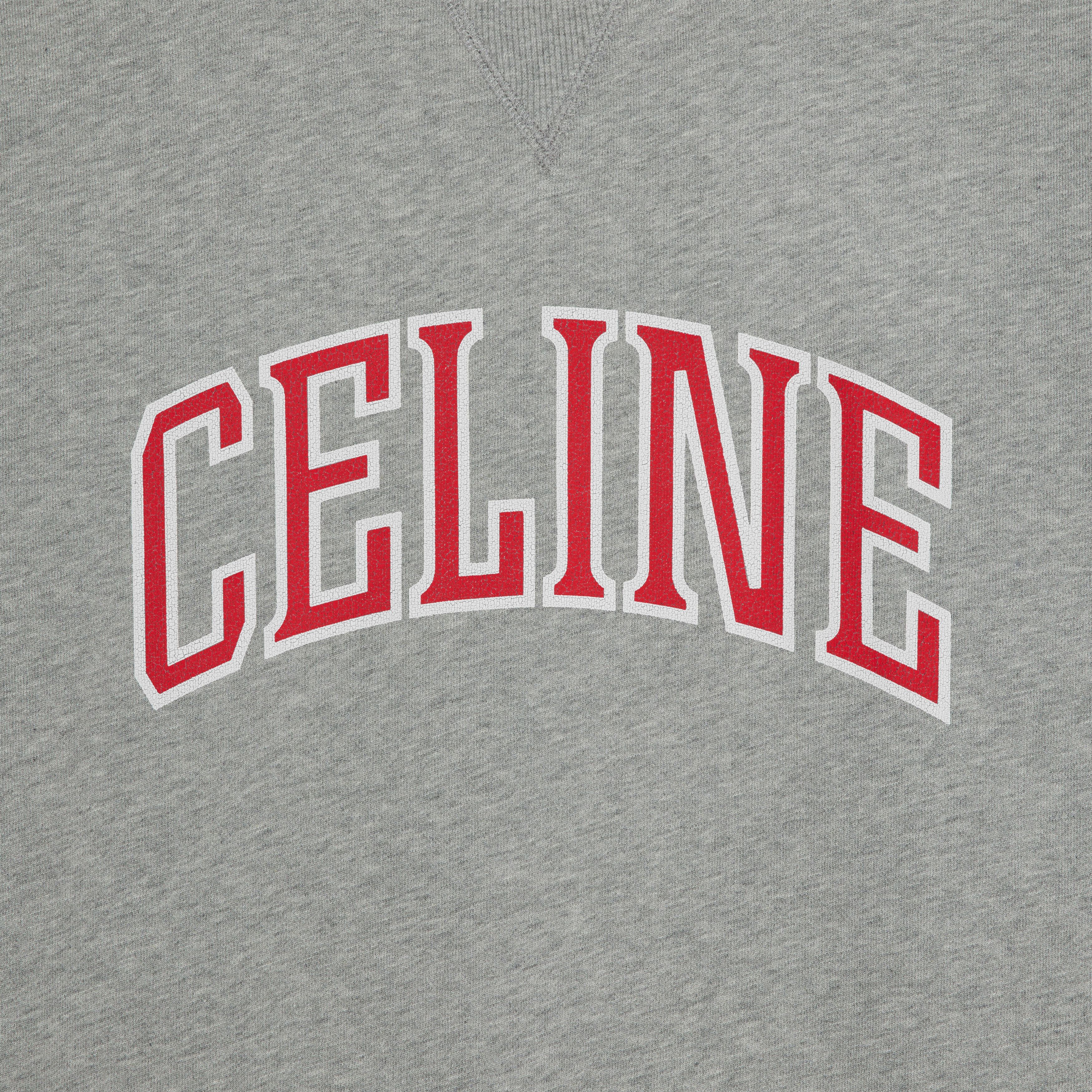 Celine celine loose sweatshirt in cotton fleece Size US XS / EU 42 / 0 - 4 Thumbnail