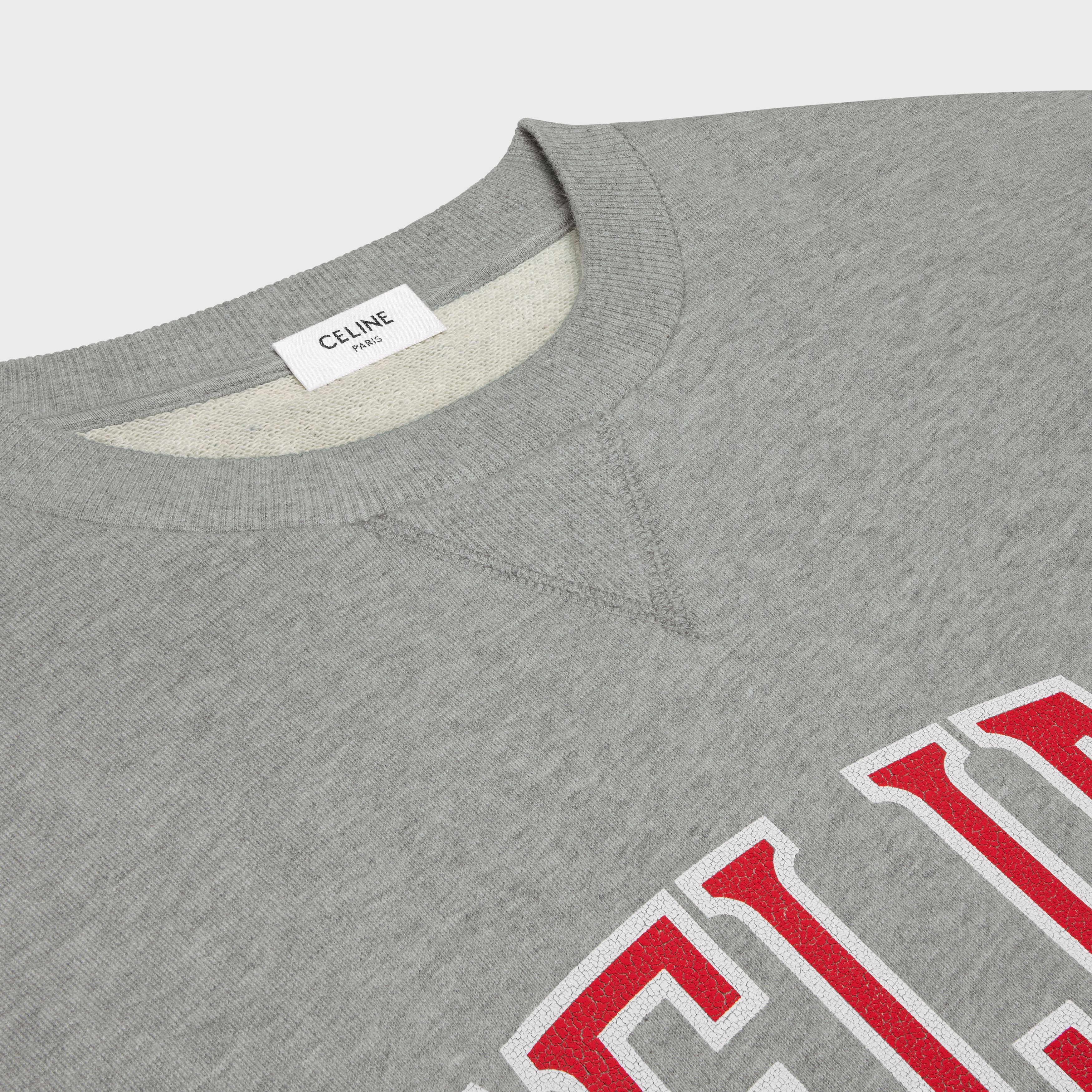 Celine celine loose sweatshirt in cotton fleece Size US S / EU 44-46 / 1 - 3 Thumbnail