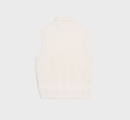 Celine sleeveless turtleneck sweater in fine wool Size XXL / US 16-18 / IT 52-54 - 2 Thumbnail