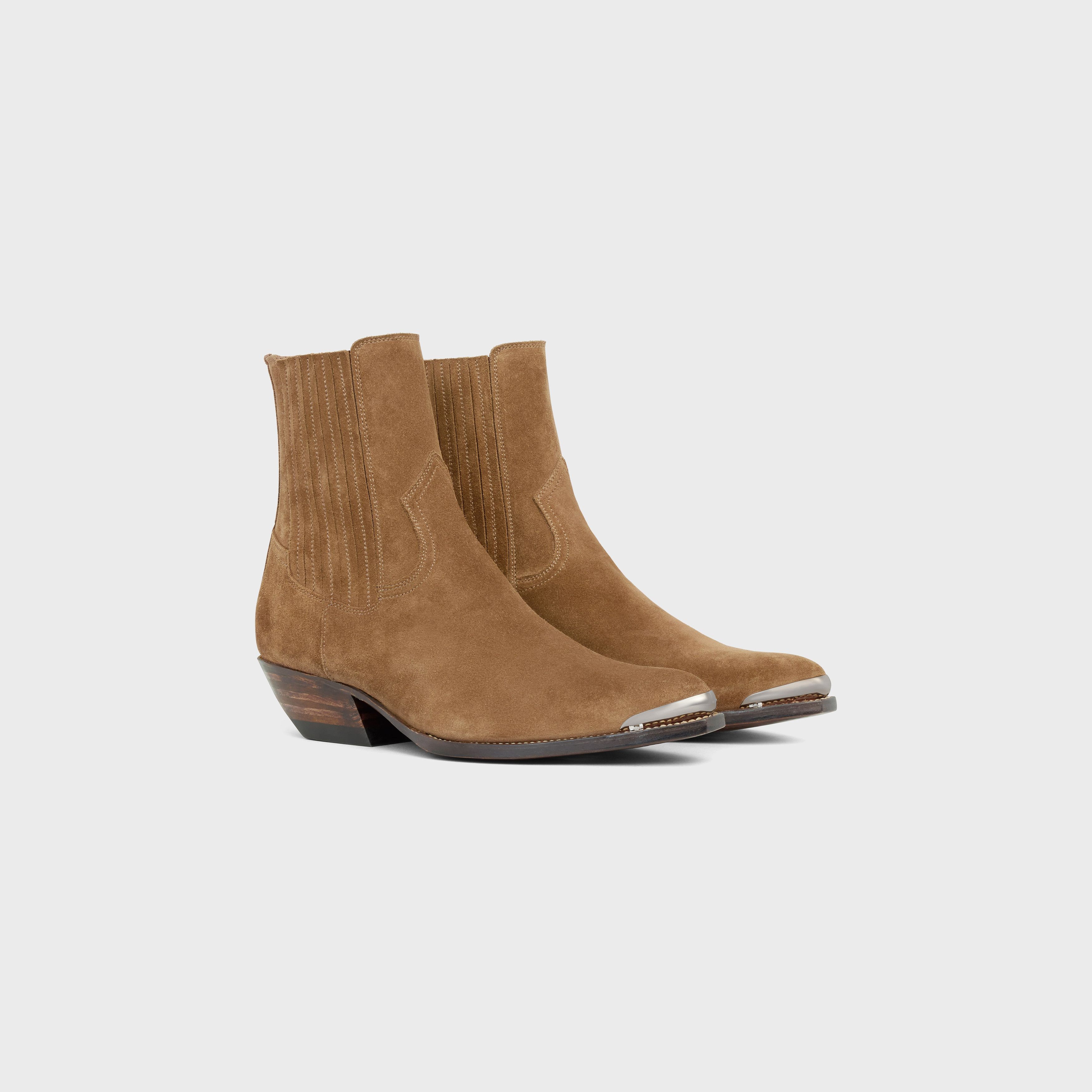 Celine CRUISER BOOTS CHELSEA BOOT in Suede Calfskin Size US 6 / IT 36 - 2 Thumbnail