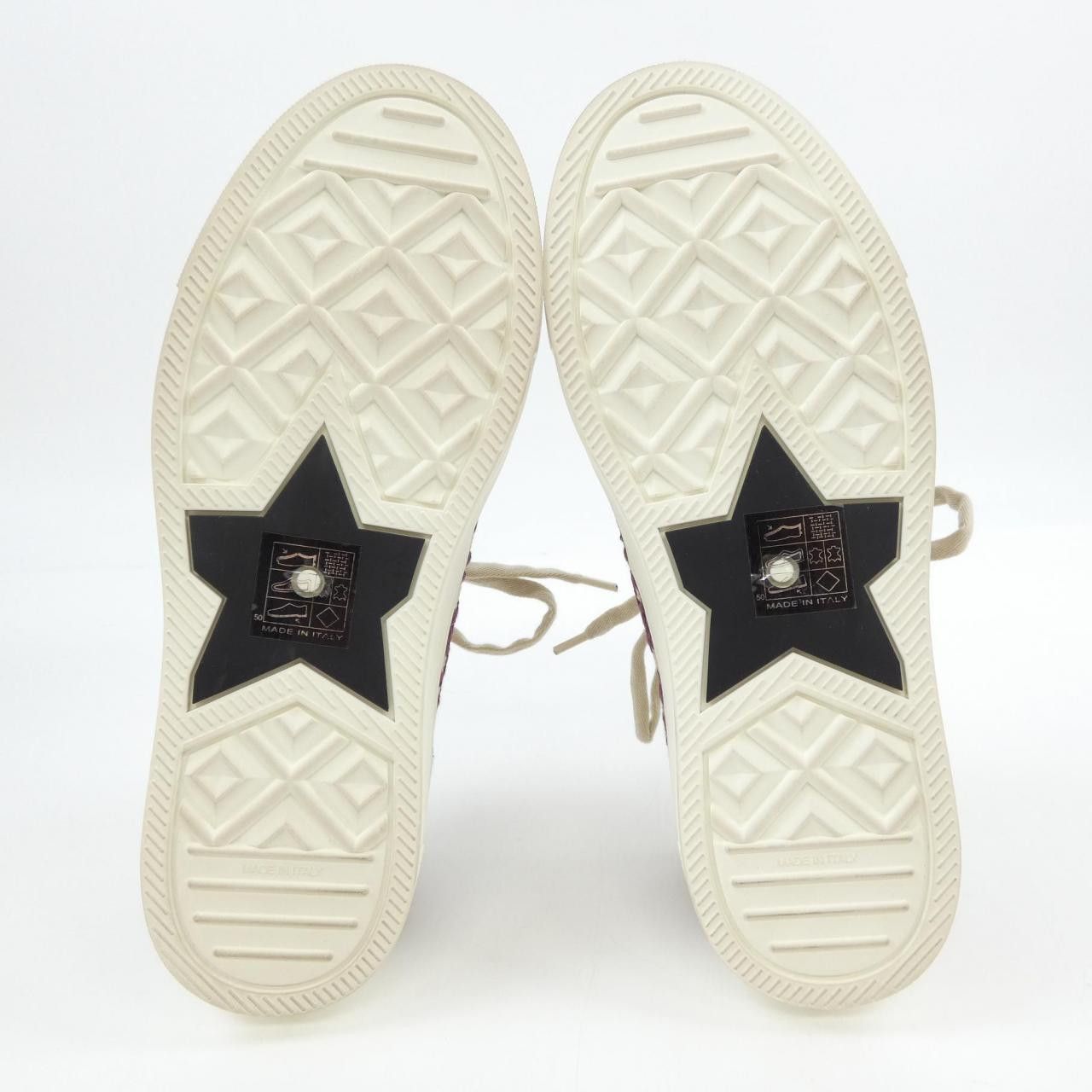 Dior Dior Christian Dior WALK'N'DIOR Dior Oblique Embroidery Sneakers Cotton Shoes KCK211OBE DUTY FREE for USA Size ONE SIZE - 4 Thumbnail