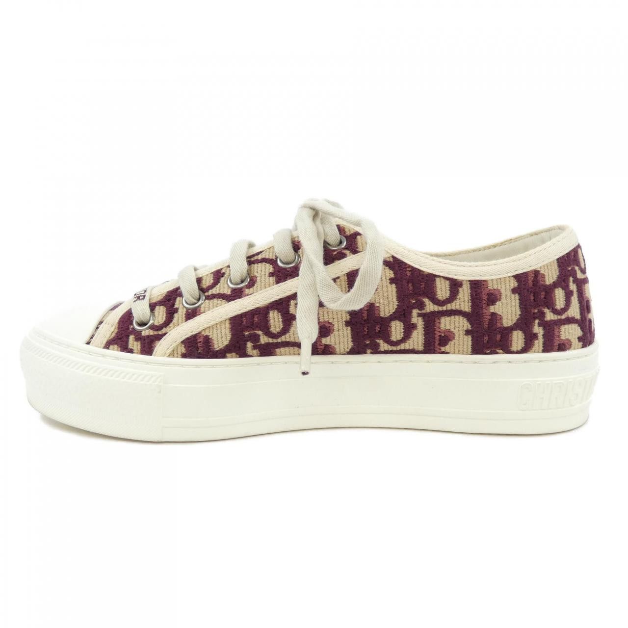 Dior Dior Christian Dior WALK'N'DIOR Dior Oblique Embroidery Sneakers Cotton Shoes KCK211OBE DUTY FREE for USA Size ONE SIZE - 2 Thumbnail