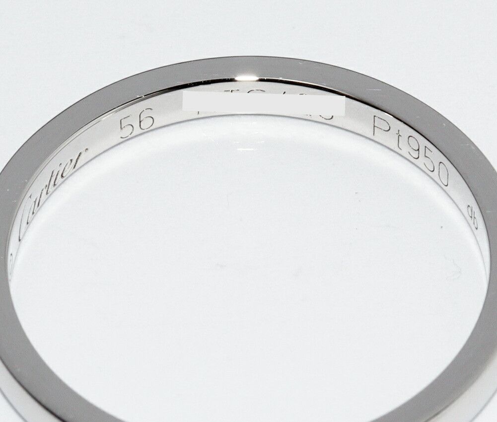 Cartier Cartier Cartier Pt950 Ballerine Wedding Ring Ring B40719 Size 15.5 Metal Ring B40719 DUTY FREE for USA Size ONE SIZE - 4 Thumbnail