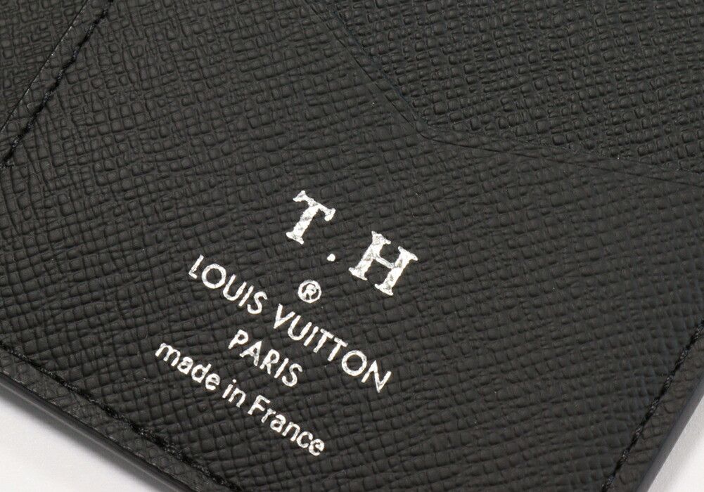 Louis Vuitton Louis Vuitton Louis Vuitton Taiga Organizer de Poche Bifold Card Case M30537 Leather Card Case M30537 DUTY FREE for USA Size ONE SIZE - 4 Thumbnail