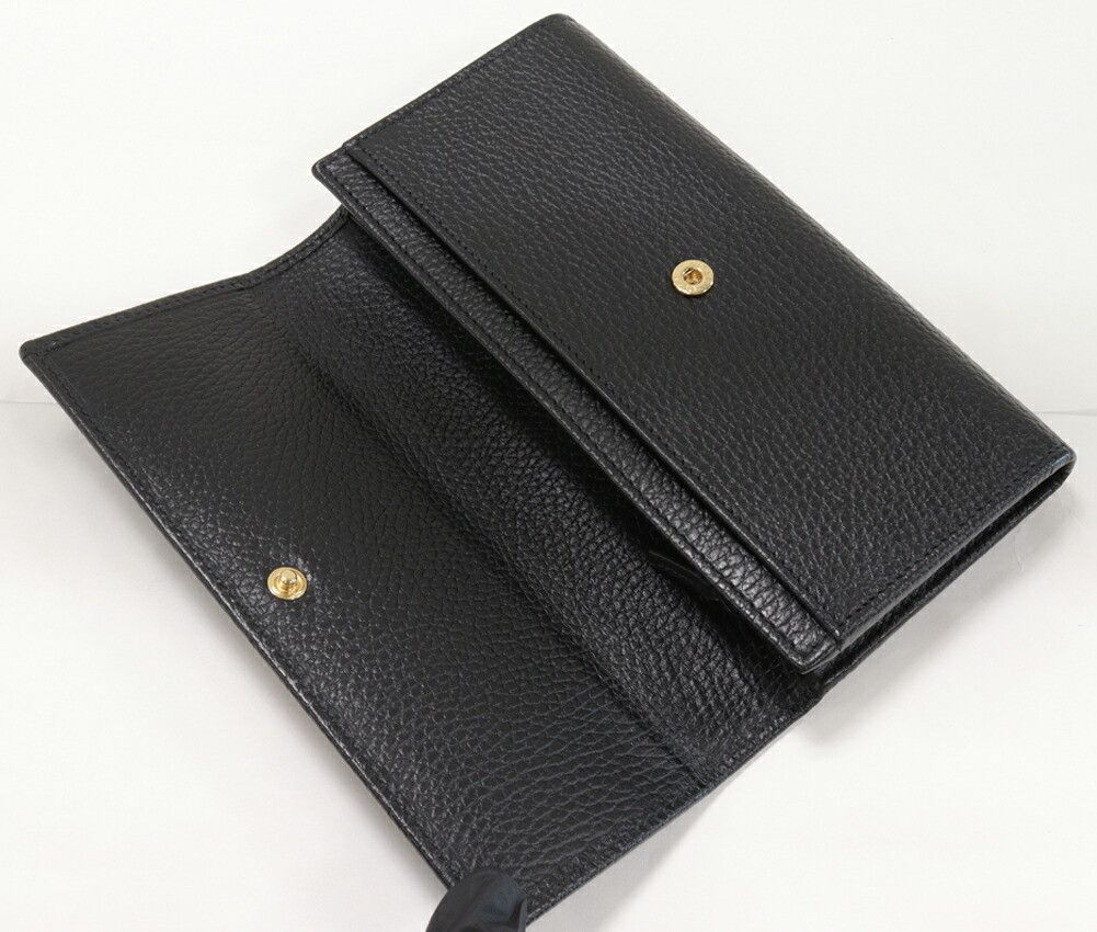 Gucci Gucci Gucci Calf GG Marmont Continental Wallet Long Wallet 456116 CAO0G 1000 Leather Long Wallet 456116 CAO0G 1000 DUTY FREE for USA Size ONE SIZE - 3 Thumbnail