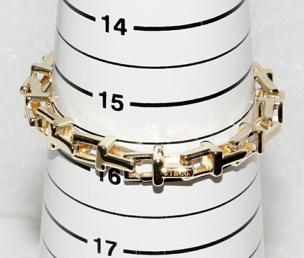 Tiffany & Co. Tiffany & Co. Tiffany & Co. K18YG T Chain Bracelet Size 15.5cm Metal Bracelet DUTY FREE for USA Size ONE SIZE - 2 Thumbnail