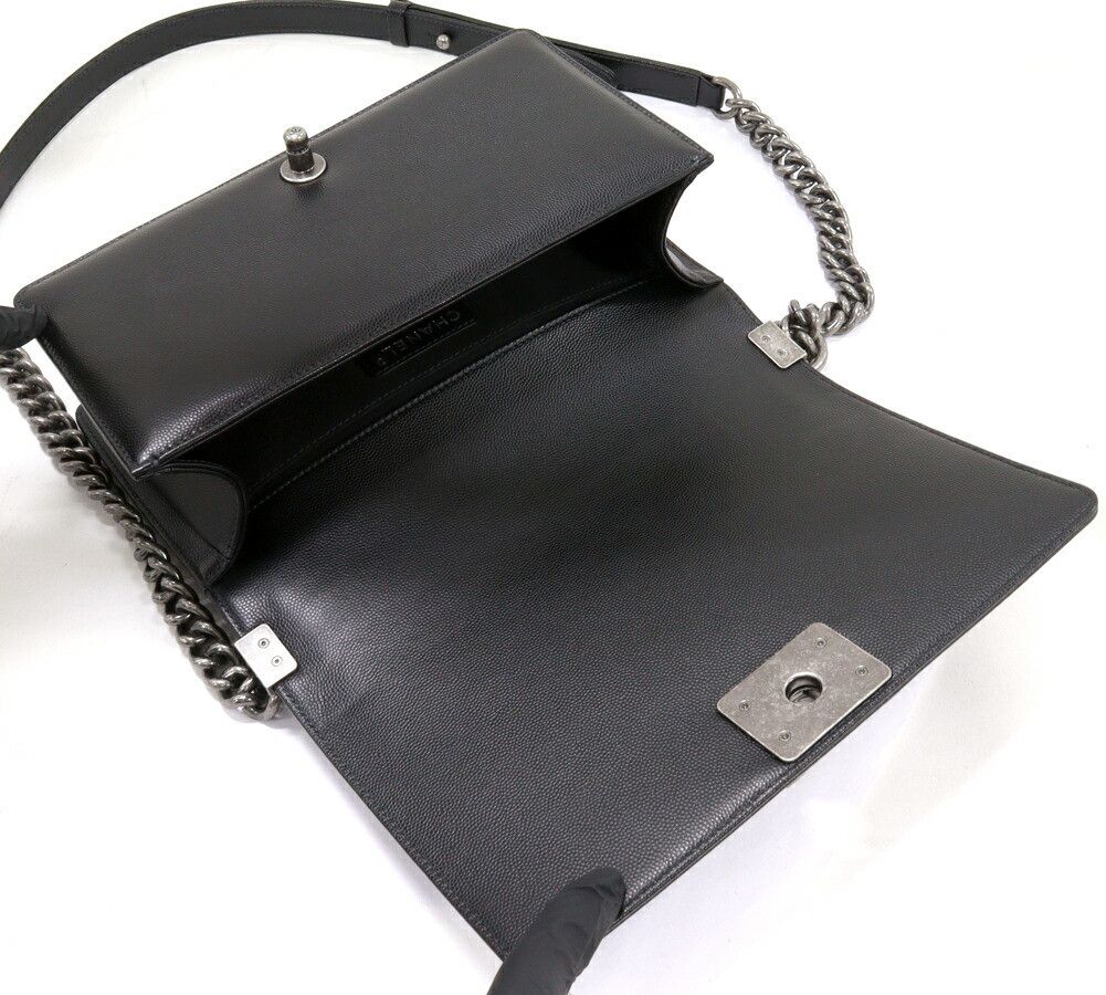 Chanel Chanel Chanel Caviar Skin Boy Chanel 2way Shoulder Bag A67086 Leather Shoulder Bag A67086 DUTY FREE for USA Size ONE SIZE - 4 Thumbnail