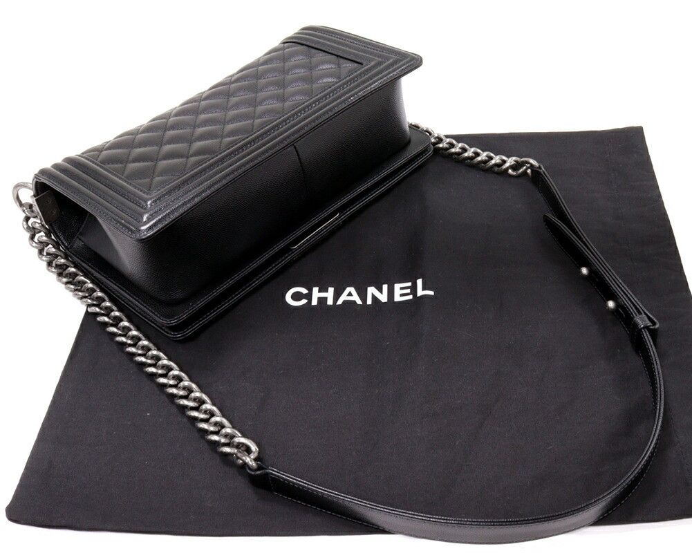 Chanel Chanel Chanel Caviar Skin Boy Chanel 2way Shoulder Bag A67086 Leather Shoulder Bag A67086 DUTY FREE for USA Size ONE SIZE - 3 Thumbnail